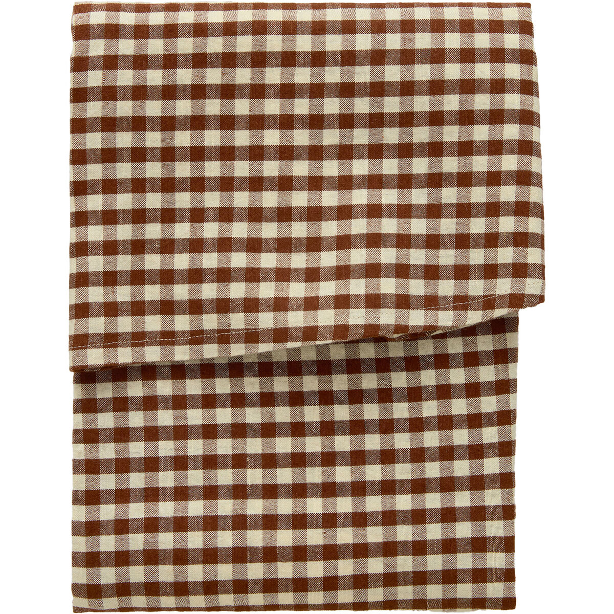 Oliva rund duk 160 cm, brun