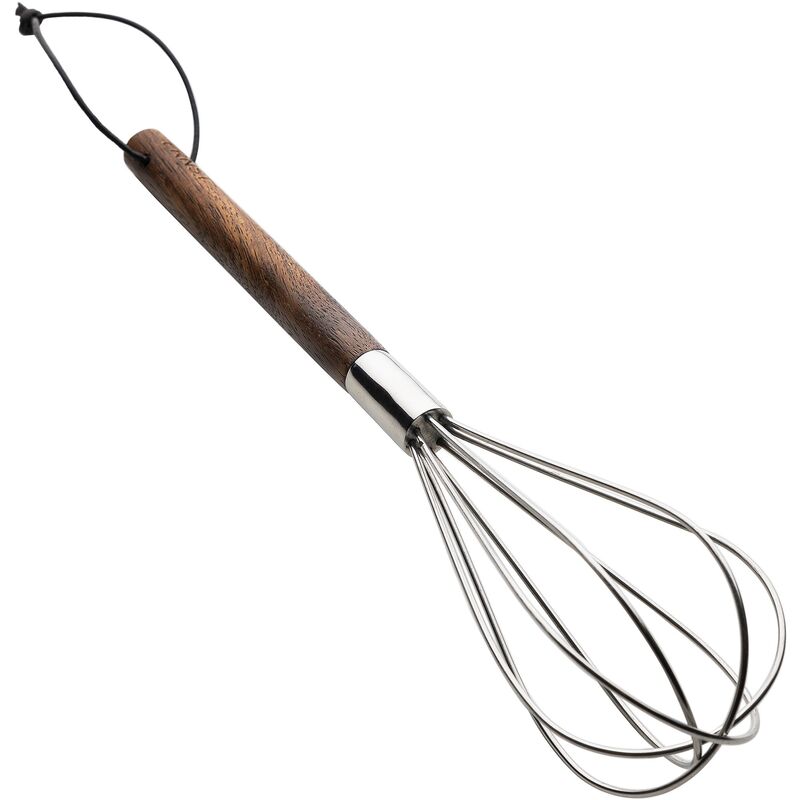 Visp metall/mørk tre