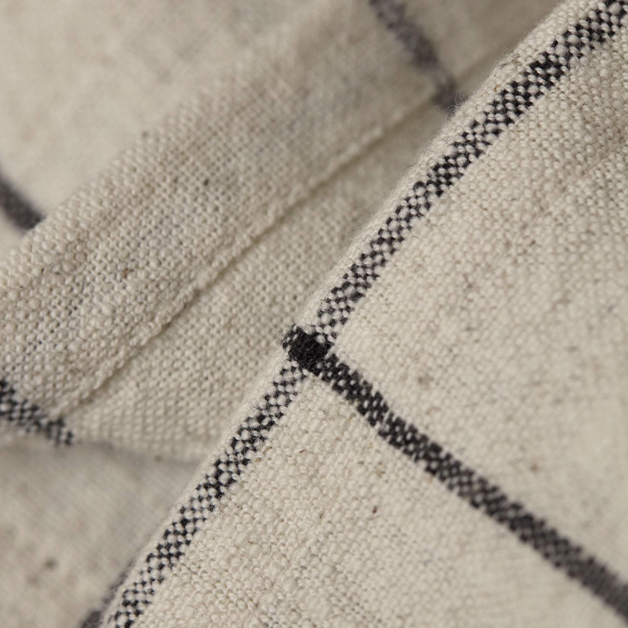 House Doctor Join duk, svart/off-white