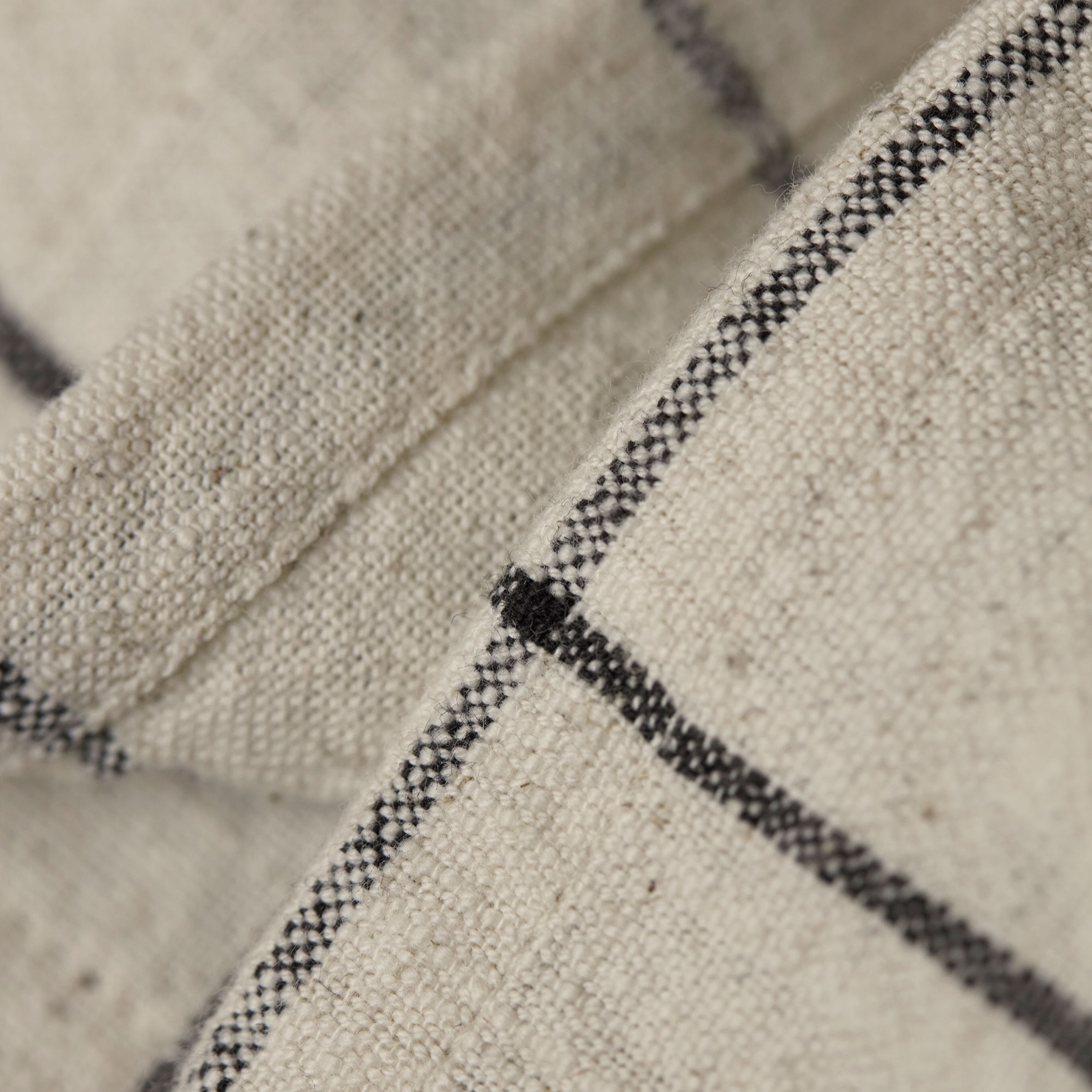 House Doctor Join Bordsduk, black/off-white