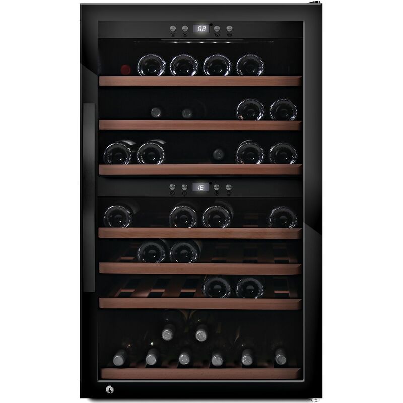WineExpert 66 vinkjøleskap, sort 