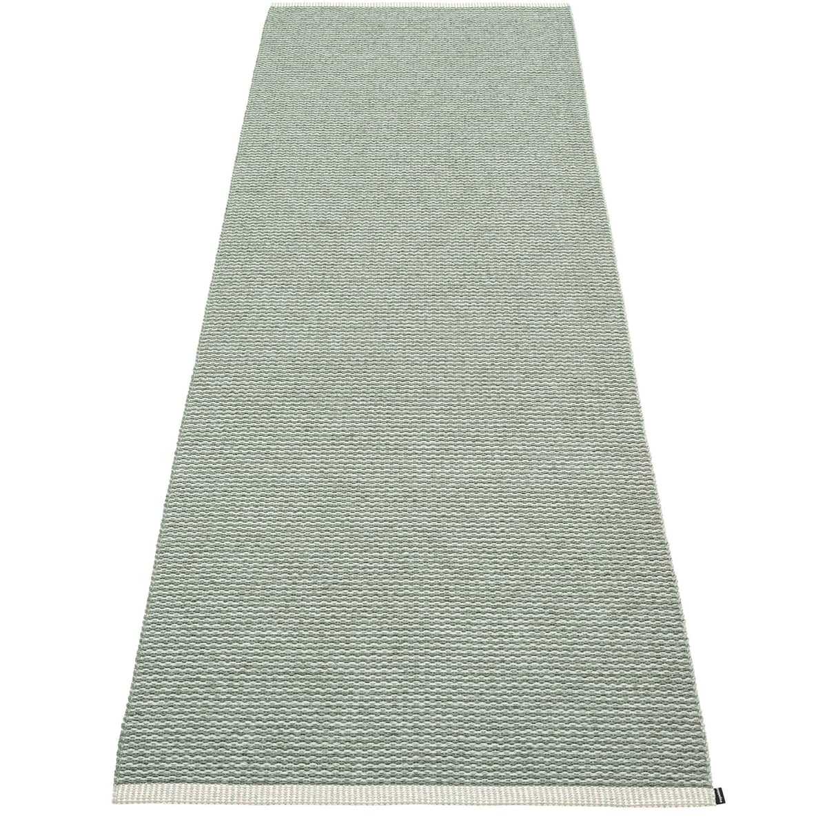 Gulvteppe Mono, 85 x 260 cm, sage/army