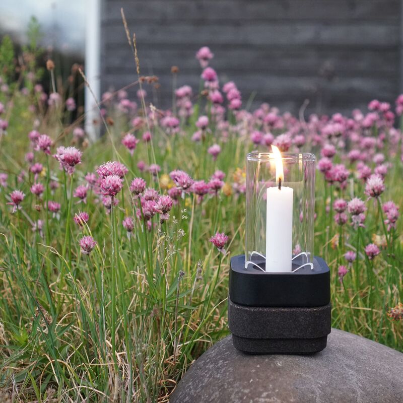 Presentkit, ettan korkskål, glashuva, svart