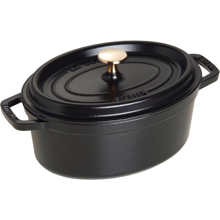 La Cocotte Oval Gryte Svart 23 cm 2,35 l