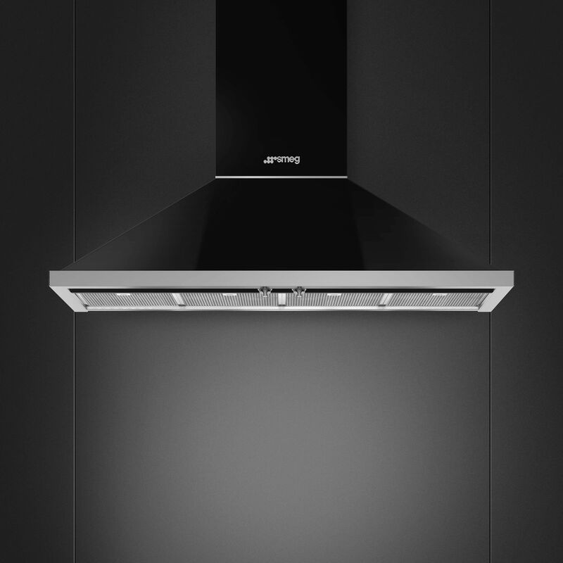 KPF12BL Portofino emhætte 120 cm, sort