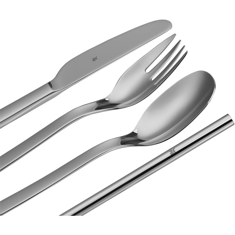 My2Go picnicsæt, 8 dele, poleret stål