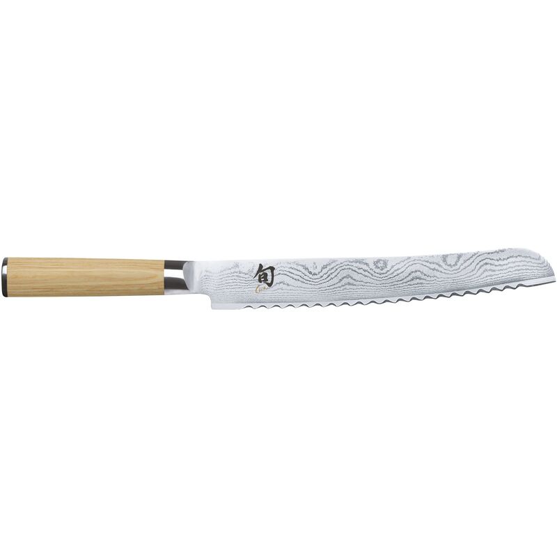 Shun Classic White brödkniv, 23 cm