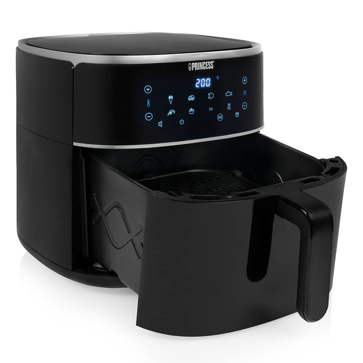 Digital airfryer 8 liter, svart