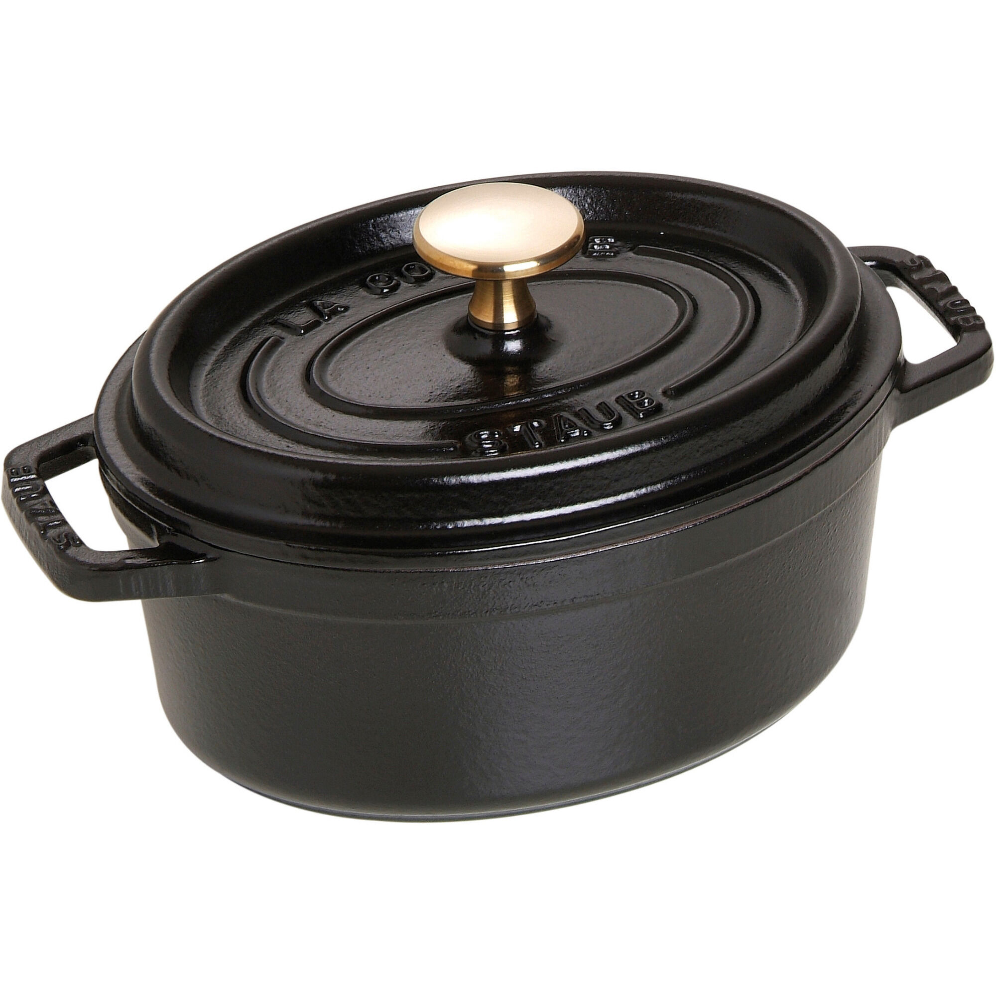 STAUB Staub La Cocotte oval gryte støpejern 1 L Svart