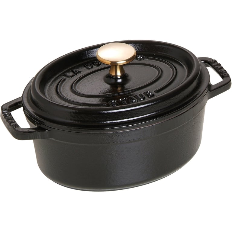 La Cocotte Oval Gryte Svart 17 cm 1 l