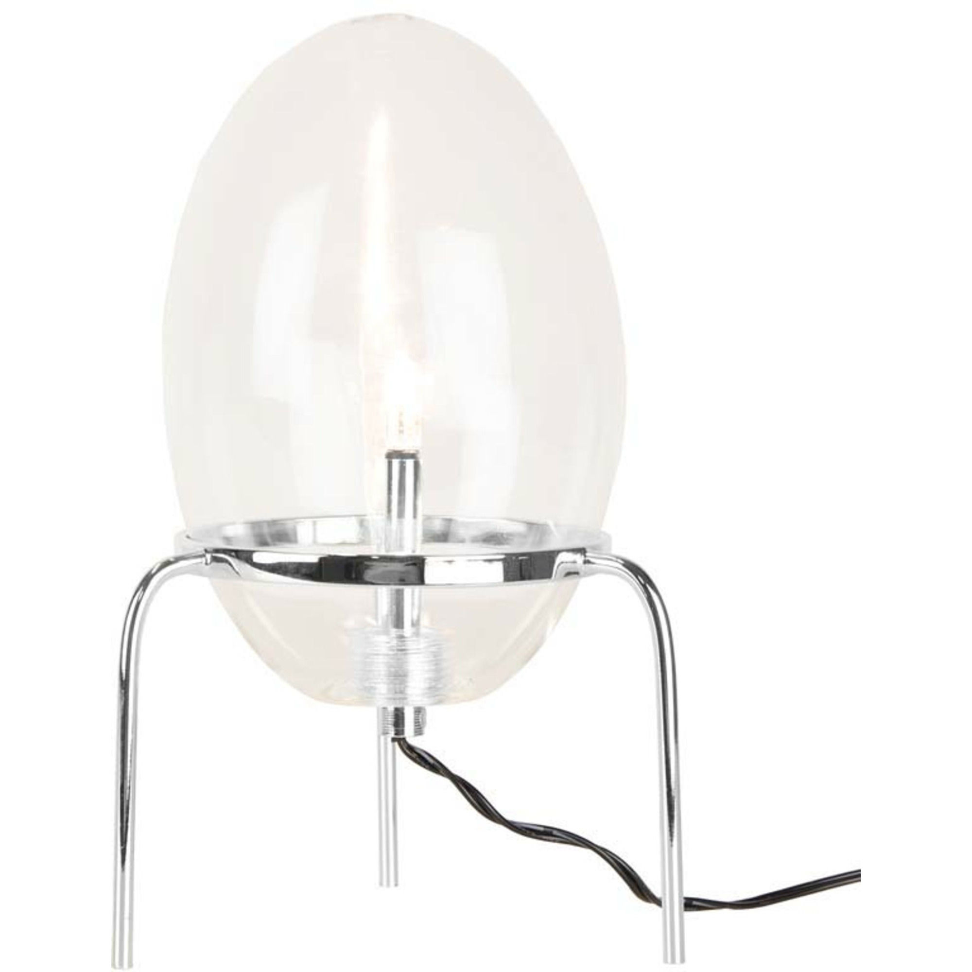 Drops bordlampe, Krom