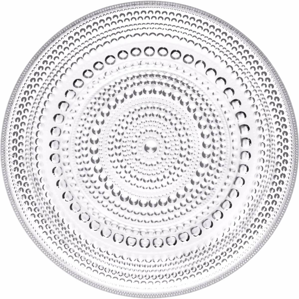 Kastehelmi tallerken 17 cm. klar