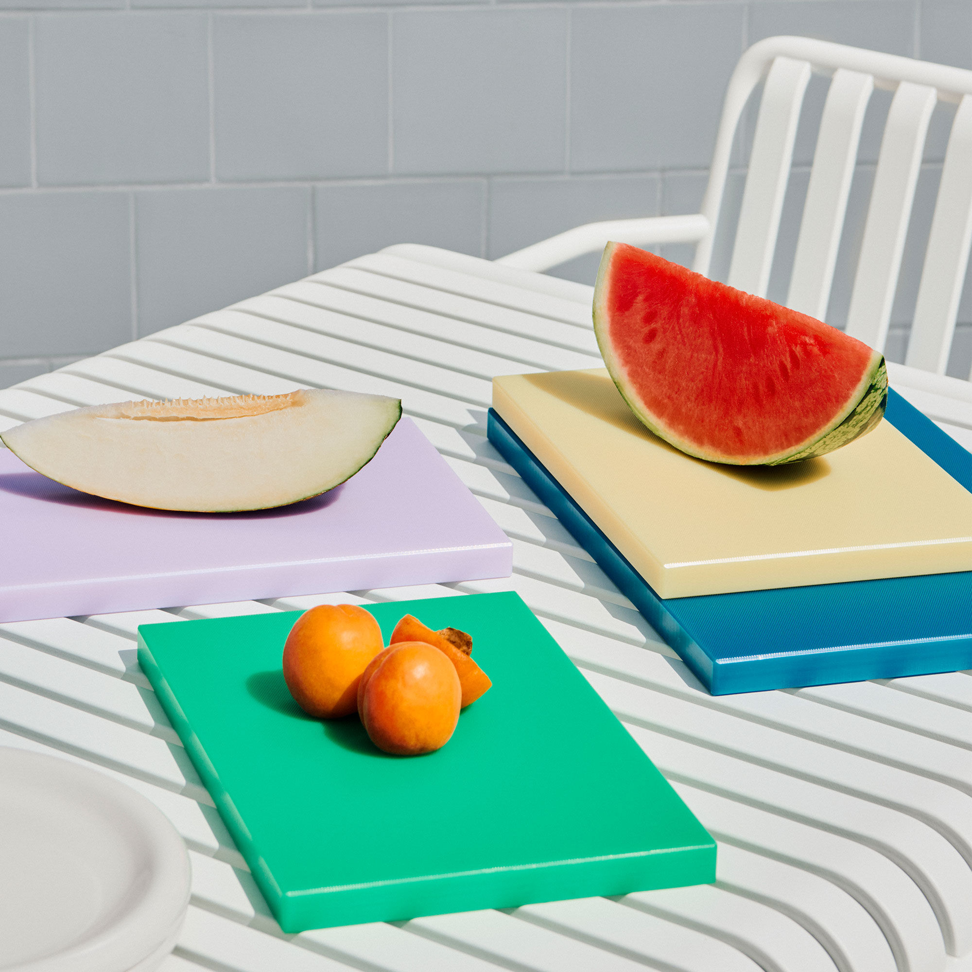 Large Slice skärbräda, mörkblå