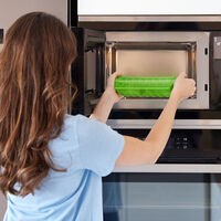 Dampkoger til mikroovn, grøn