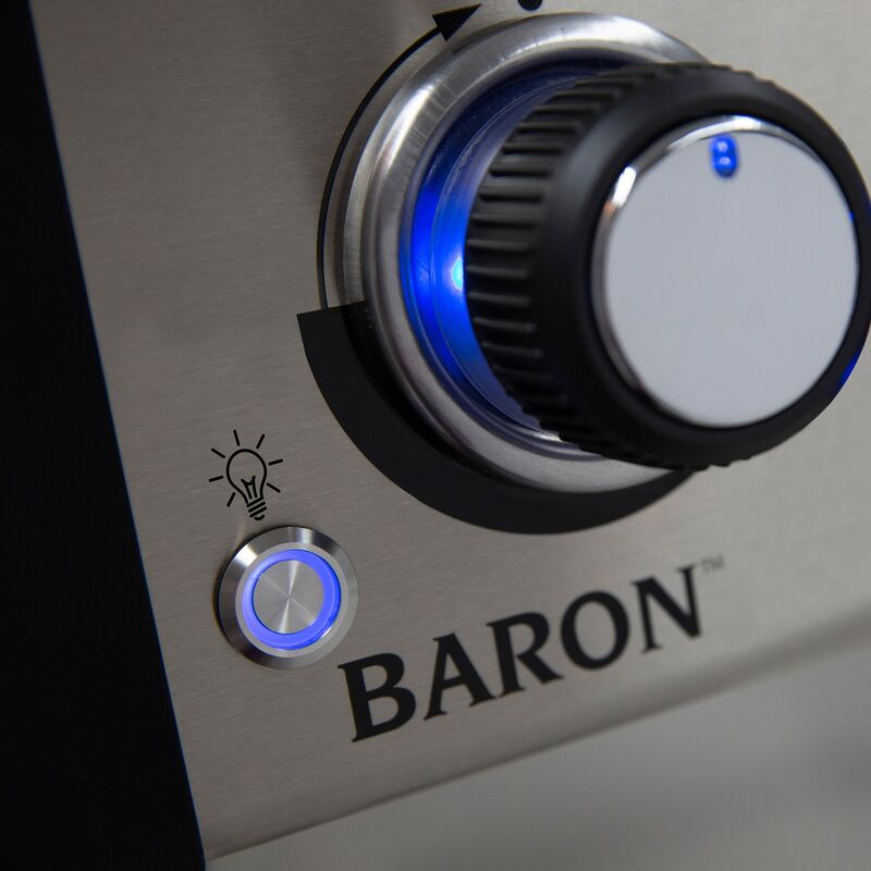 Baron 420 gasgrill, sort