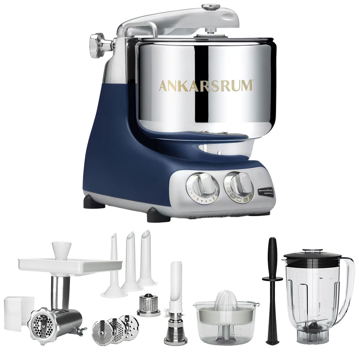 AKM 6230 Köksmaskin + Deluxepaket, Royal Blue