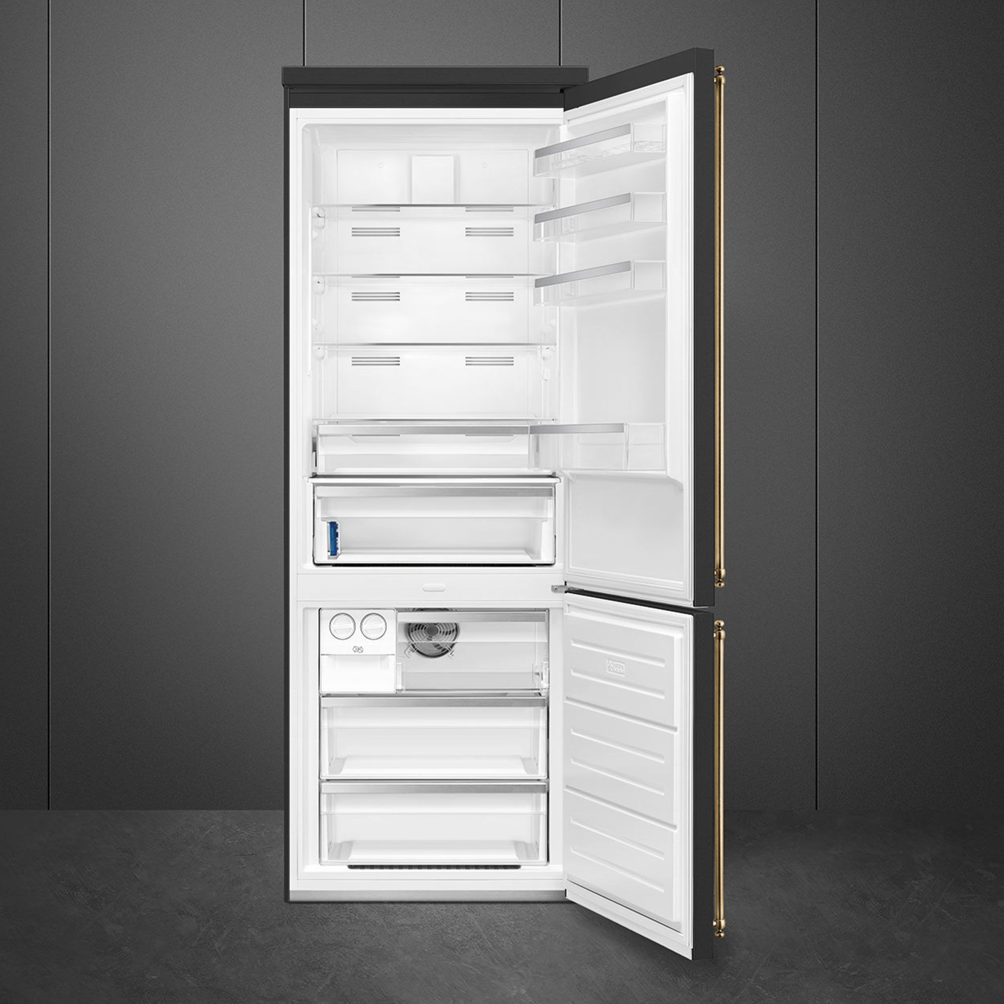 Smeg FA8005RAO6 Jääkaappi/pakastin 70 cm, Saranointi oikealla, antracit