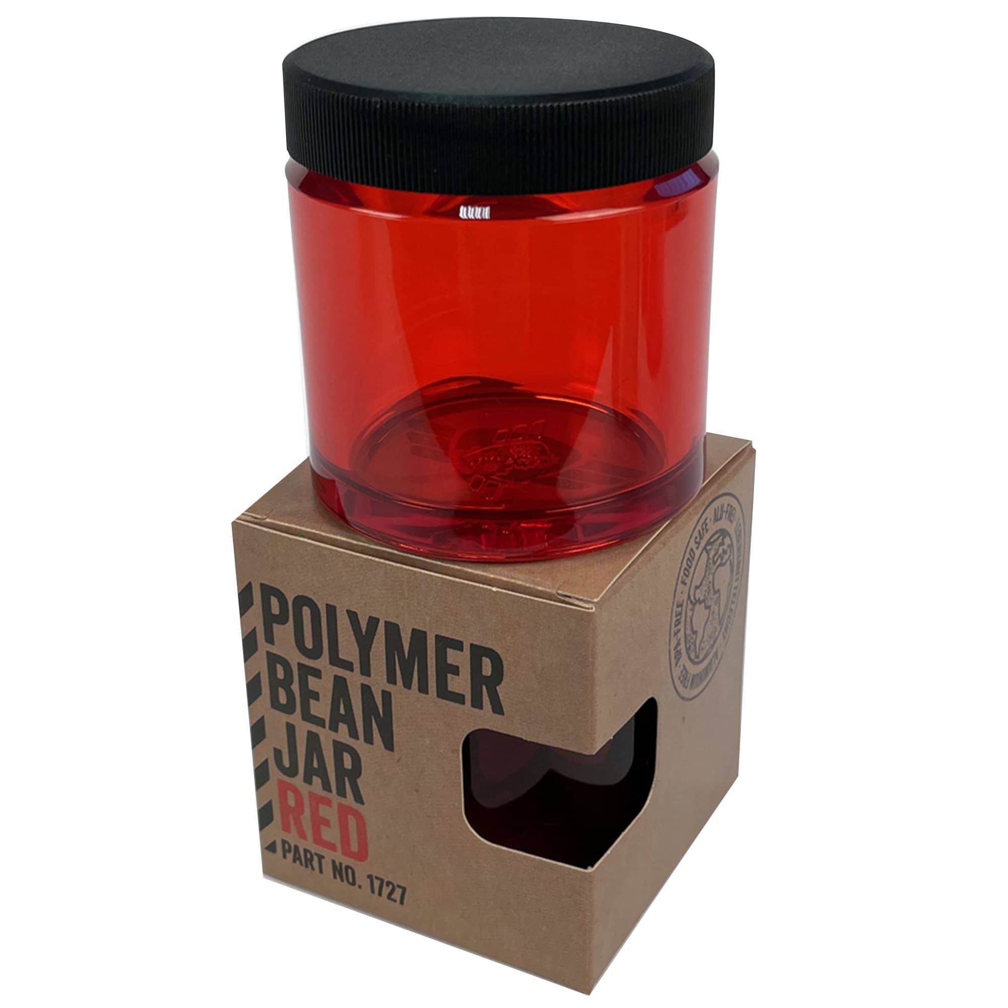 Polymer Bean Jar, rød