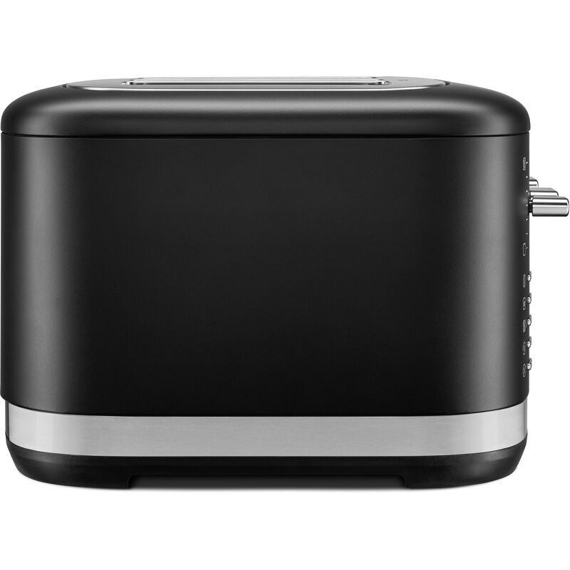 Brödrost med manuell kontroll, 4 skivor, mattsvart