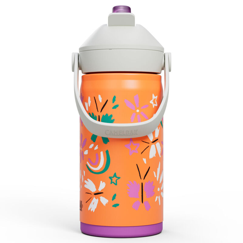 Thrive Flip Straw Kids drikkeflaske 0,35 liter, Butterfly Rainbow