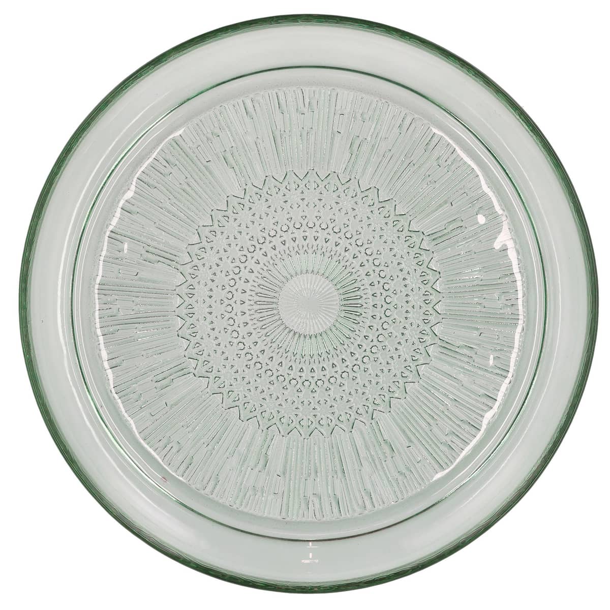 Kusintha Glastallerken Ø25 cm, grøn