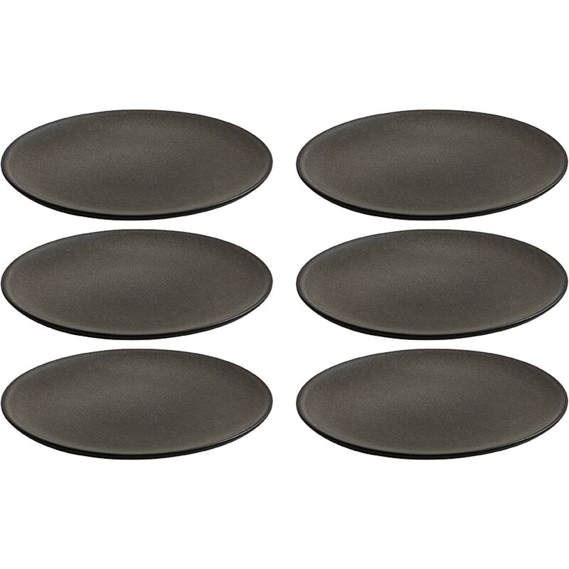 RAW Desserttallerken, Forest Brown 6 stk