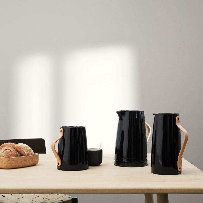 termoskanna - te, 1 liter - svart