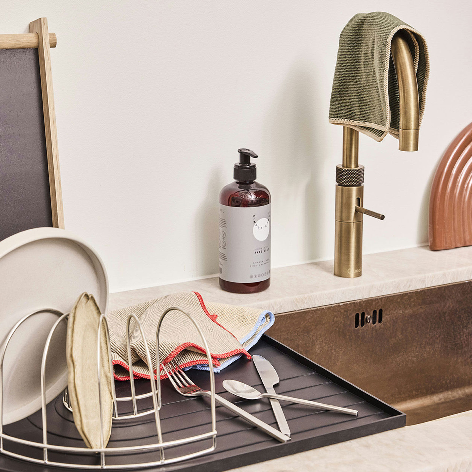 Mundus astianpesuliina 3 kpl, kameli/oliivinvihreä