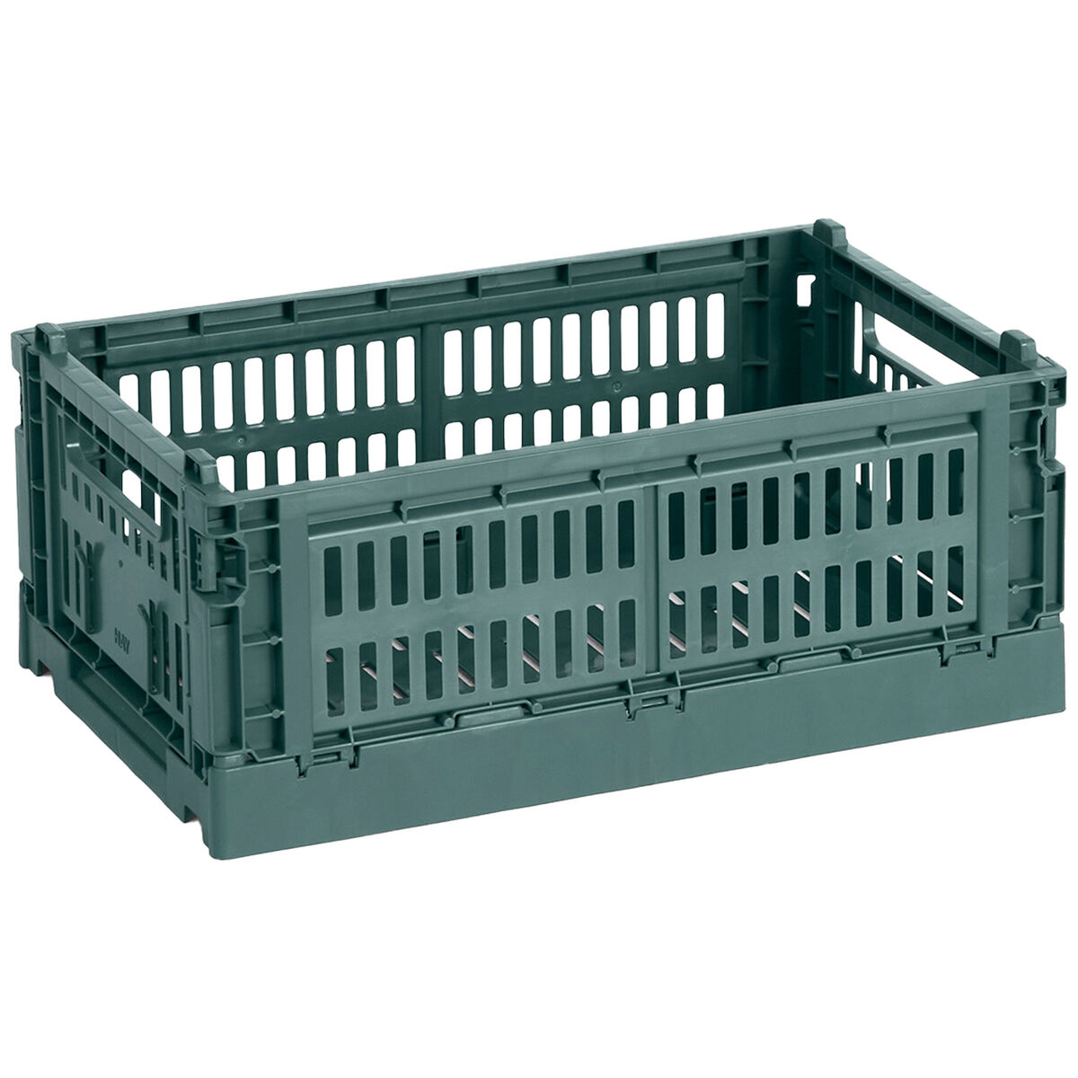 HAY Colour Crate Small oppbevaringsboks, dark green