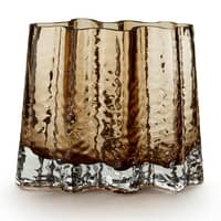 Gry Wide vas, 19 cm, cognac