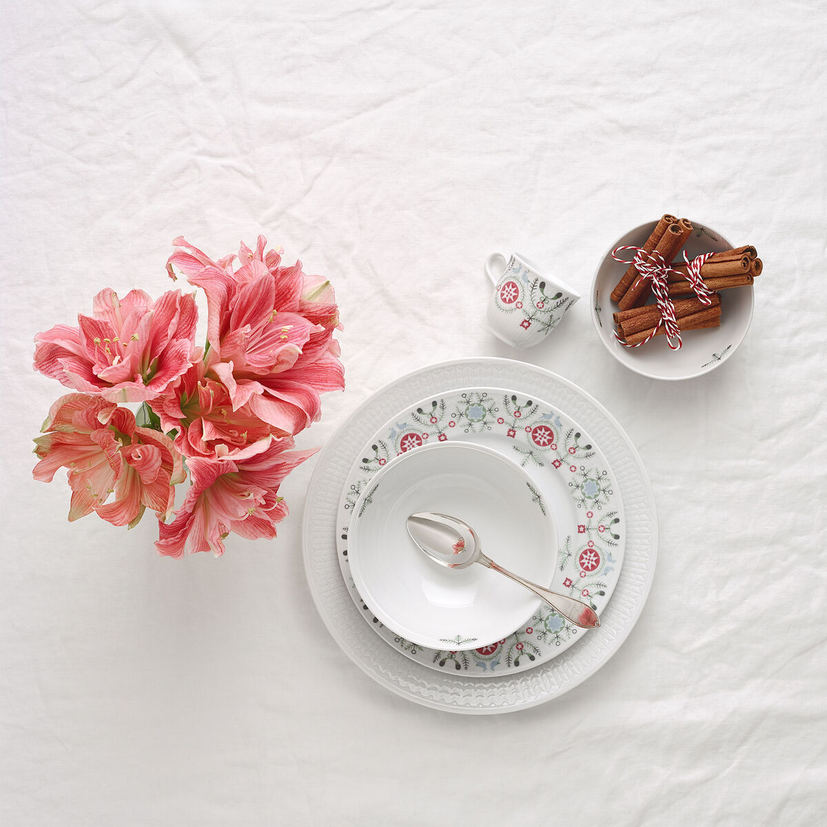 Swedish Grace tallerken 27 cm, hvid