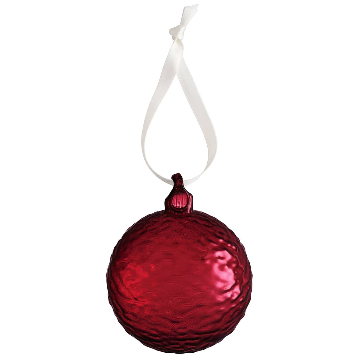 Gry Joulupallot deep red, 8 cm