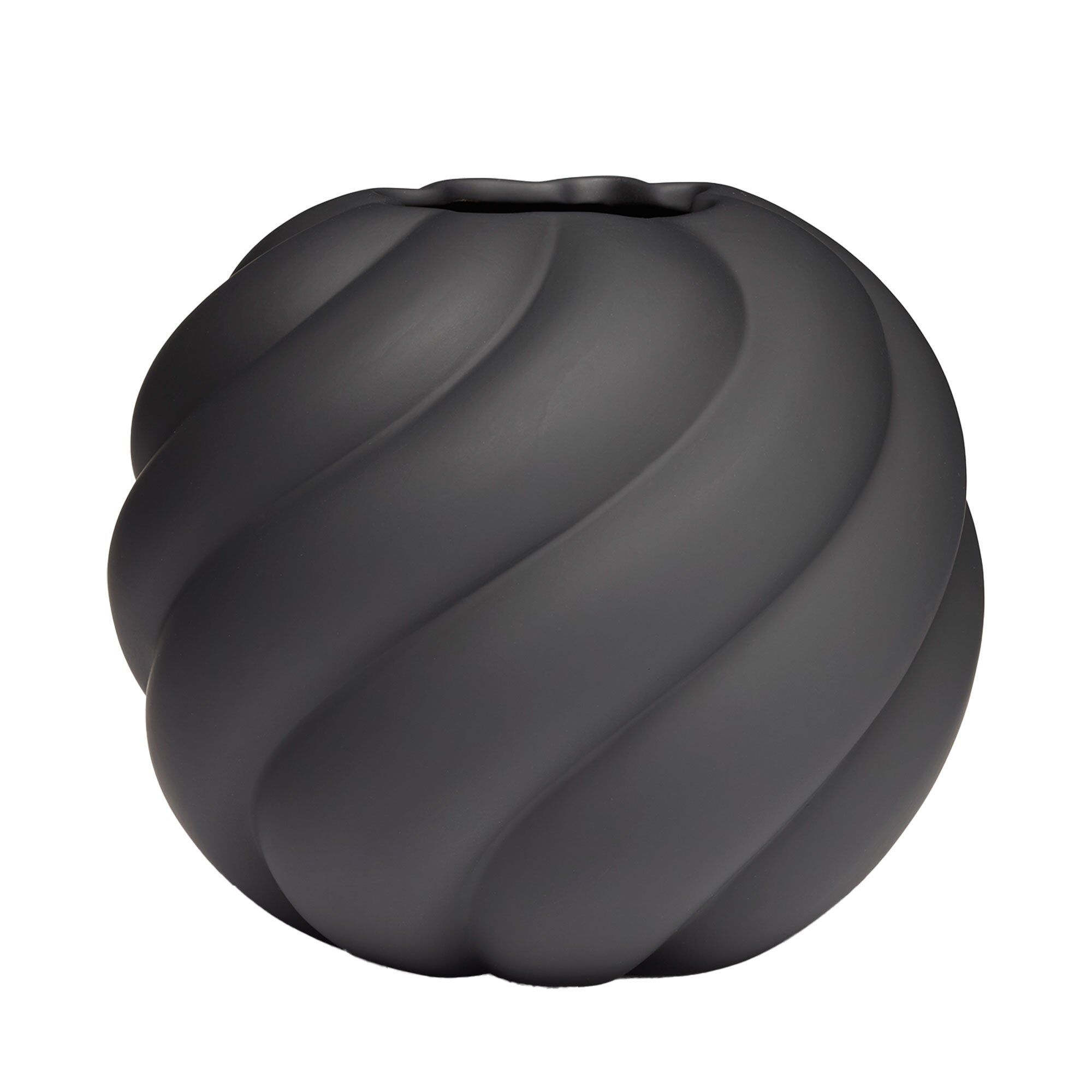 Cooee Design Twist Ball vase 20 cm Black