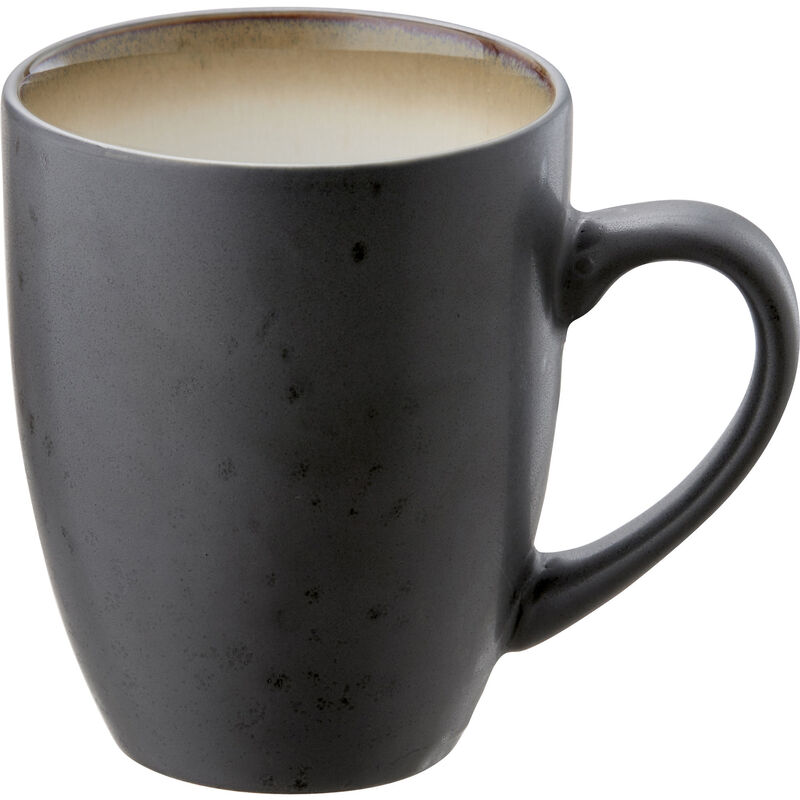 Krus 30cl 4 stk, sort lys