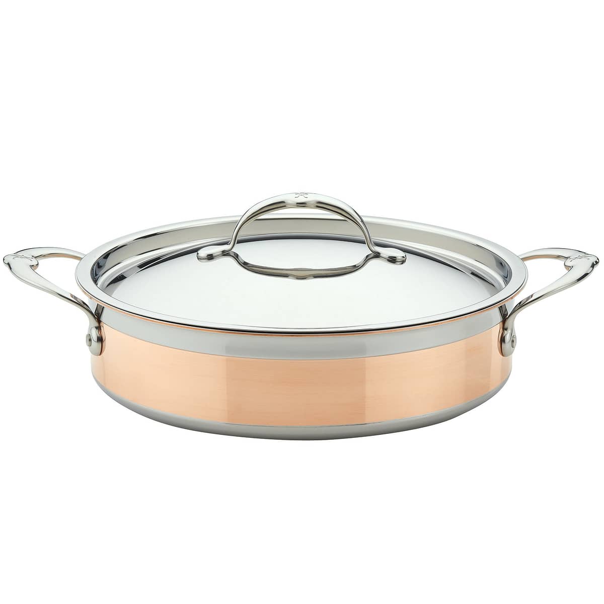 CopperBond traktörpanna med lock 26 cm