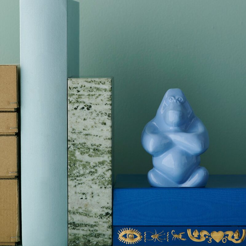 Gabba Gabba Hey glaslykta 12 cm, blå