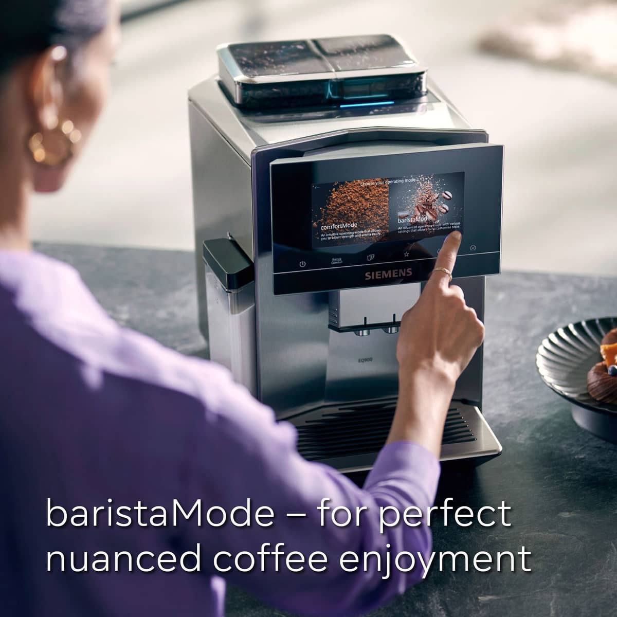EQ900 Täysautomaattinen espressokeitin, ruostumaton teräs