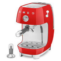 Manuel espressomaskine med Cold Brew, rød