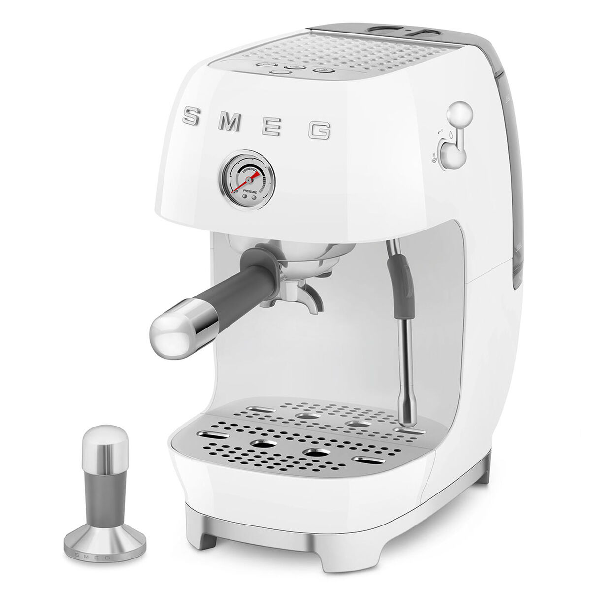 Manuel espressomaskine med Cold Brew, hvid