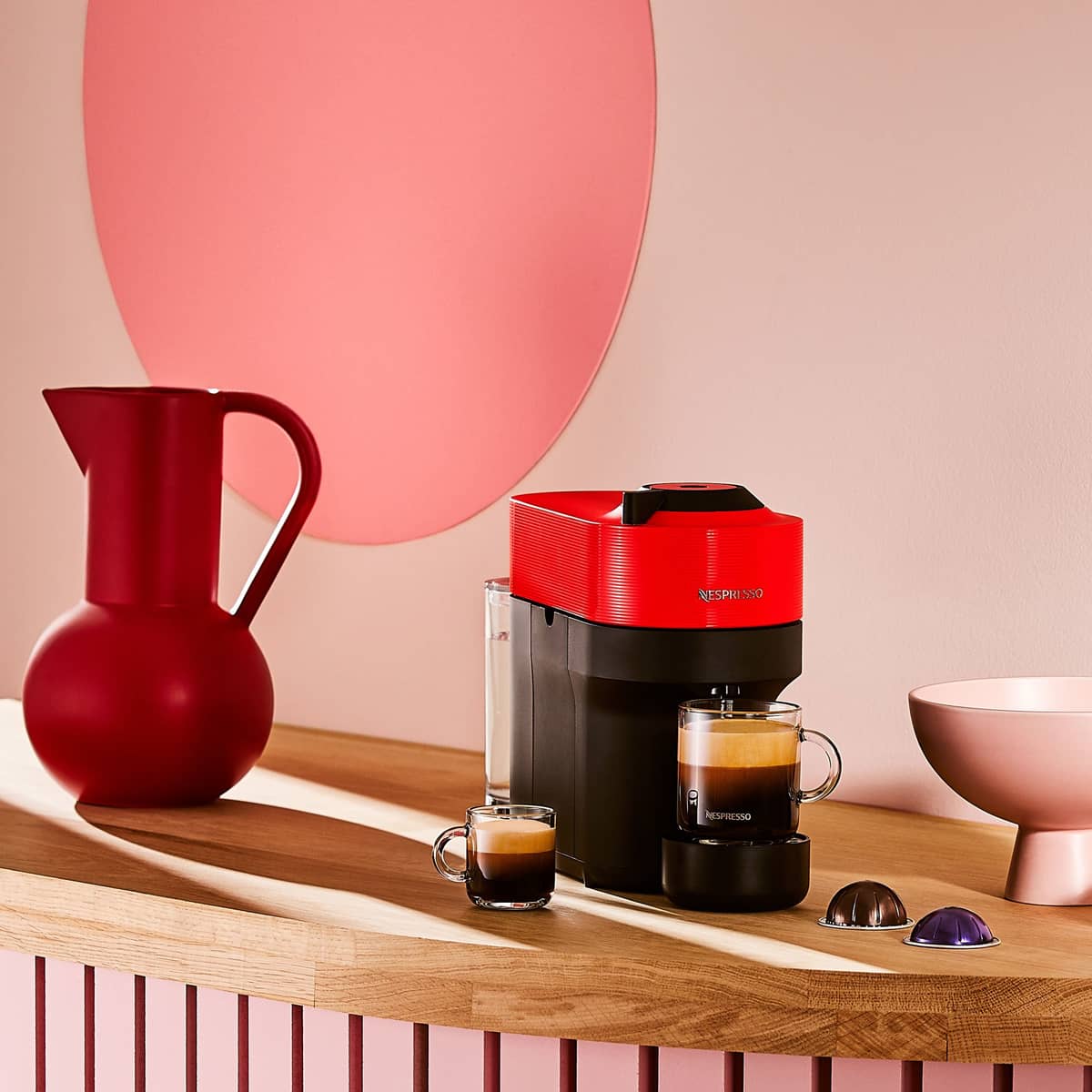 Vertuo POP kaffemaskine 0,6 liter, spicy red