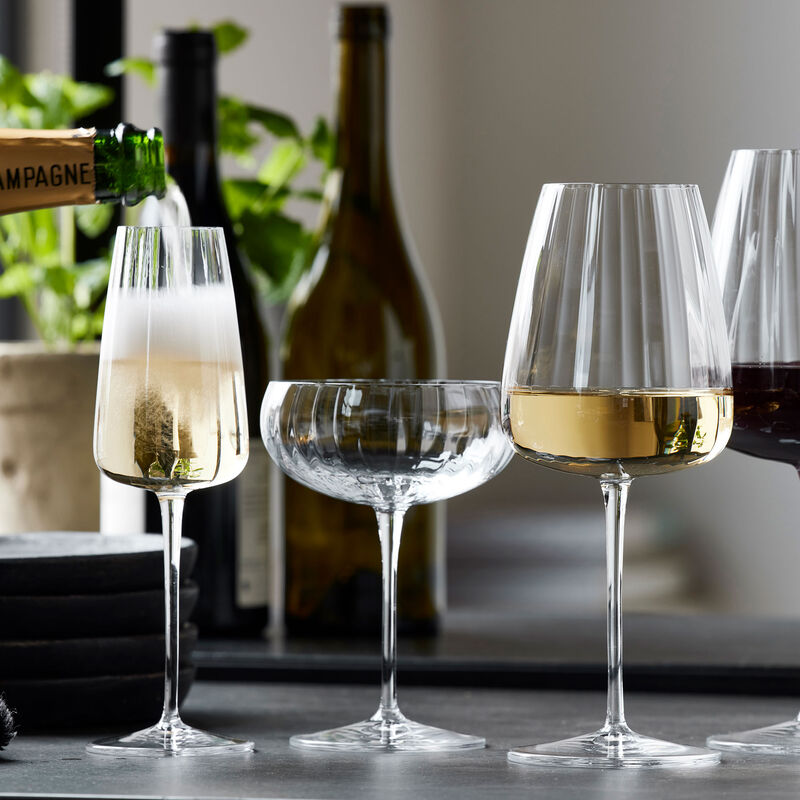 Luigi Bormioli Optica Champagneglas 21 cl, 4 stk.