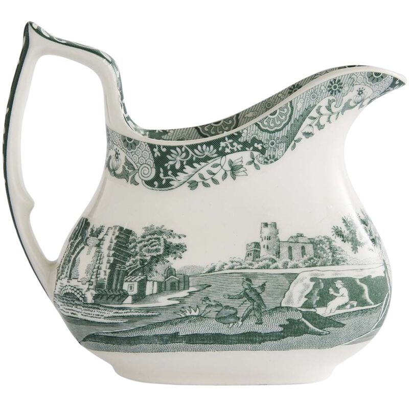 Heritage Green Italian maitokannu 22 cl, vihreä/valkoinen