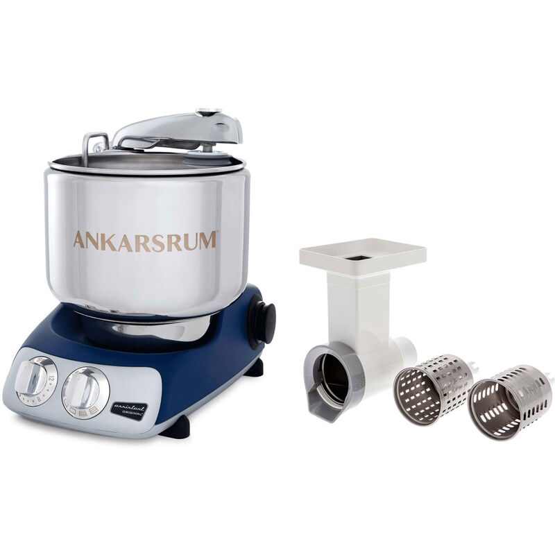 AKM 6230 köksmaskin + Grönsaksskärare, royalblå