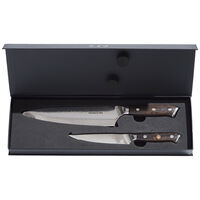 Wengè kockkniv 32 cm + allkniv 24 cm