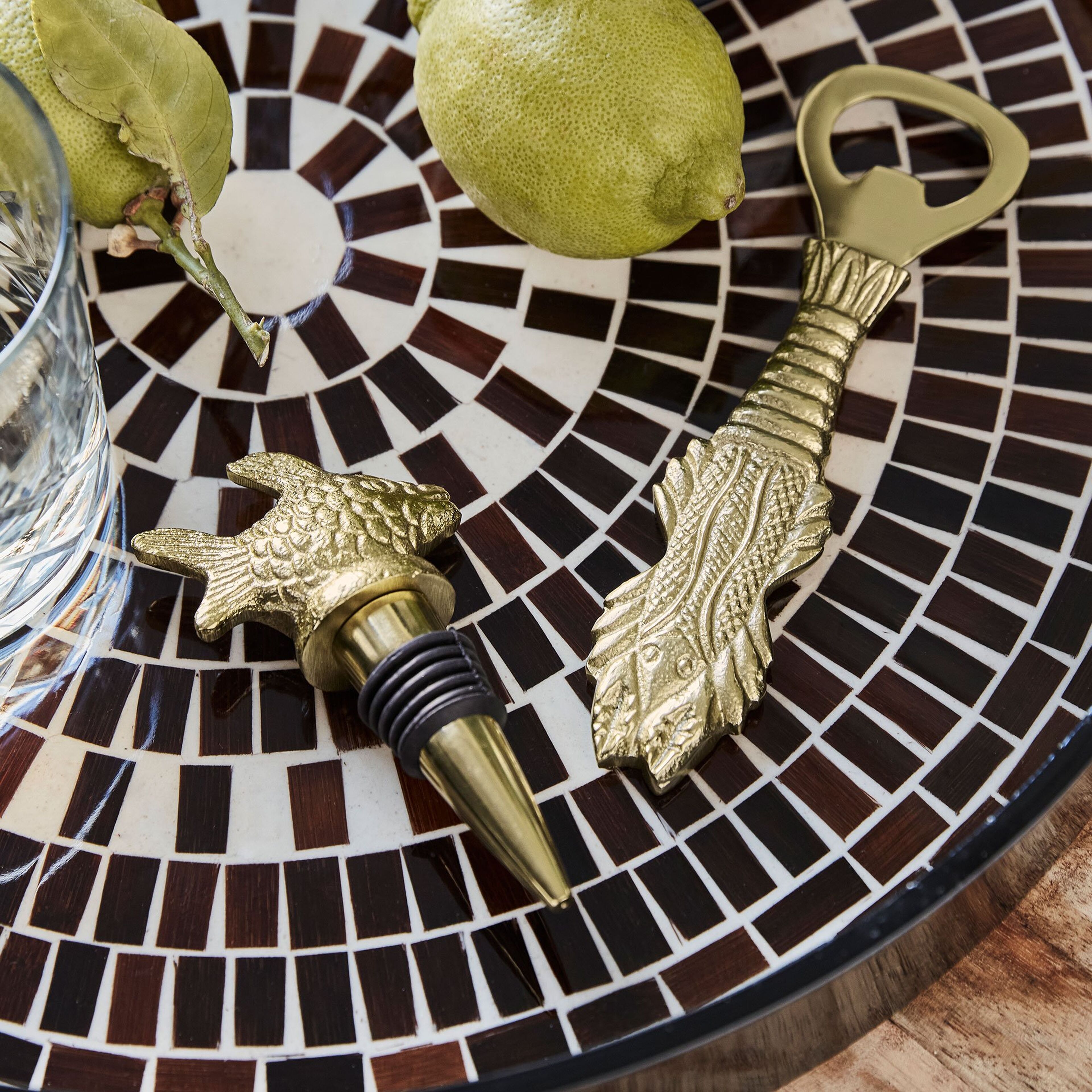 Fisk Bartilbehør, guld