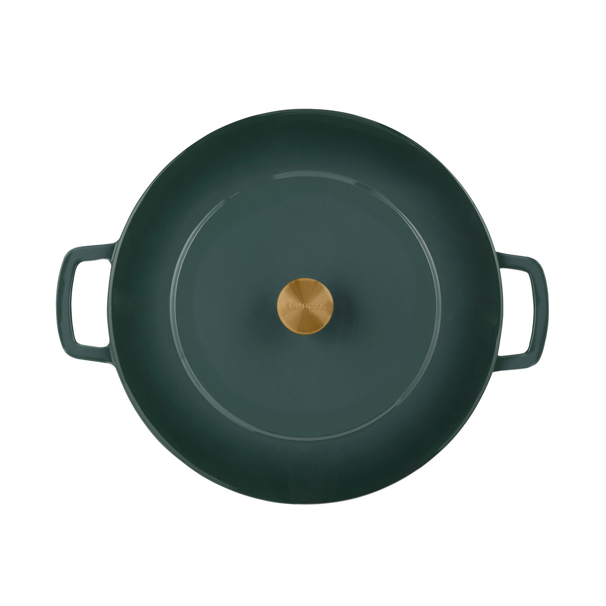 Combekk Støpejernsgryte 32 cm / 12 liter, grønn