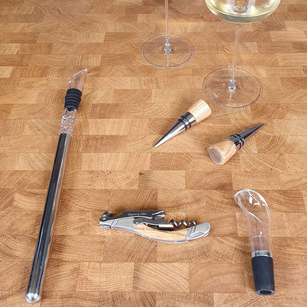 Komplett vinset i presentask, 5 delar