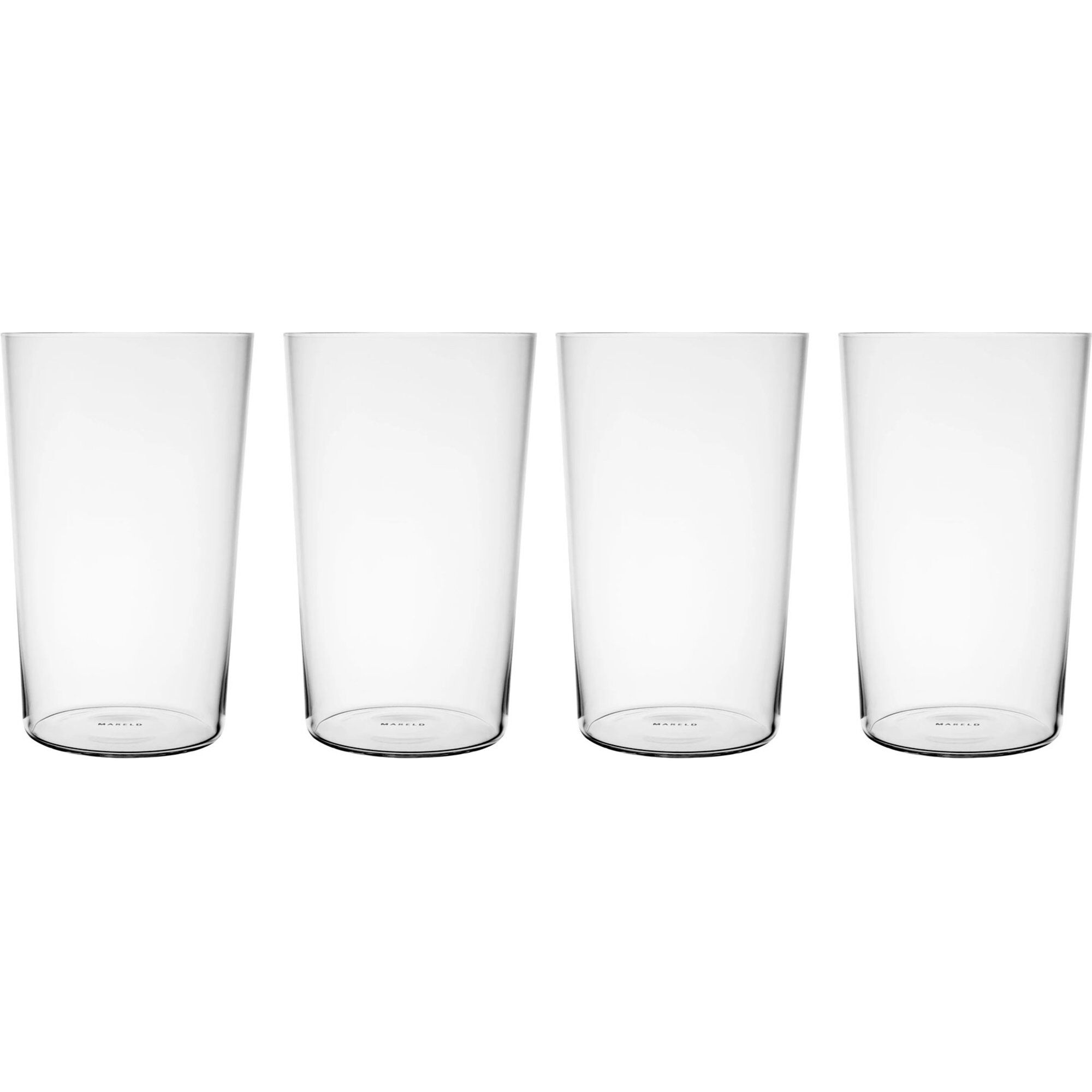 Mareld Tyndt ølglas 50 cl, 4 stk. krystalglas