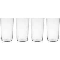 Tunt ölglas 50 cl, 4 st. kristallglas