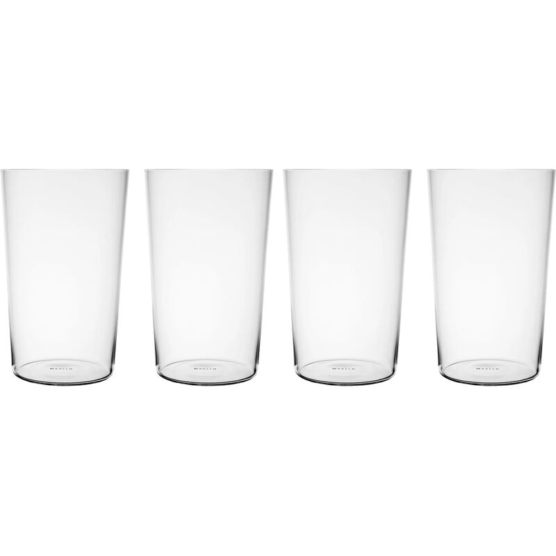 Tyndt ølglas 50 cl, 4 stk. krystalglas